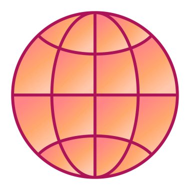 Seo ve teknoloji simgesinin vektör illüstrasyonu