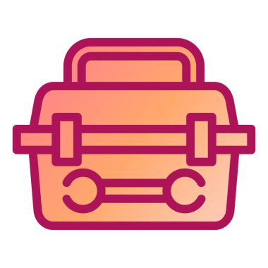 Çantalı çanta ve alışveriş arabası çizimleri