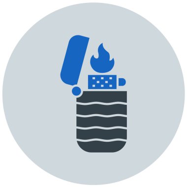 Beyaz arka plan üzerinde hafif vektör simgesi.