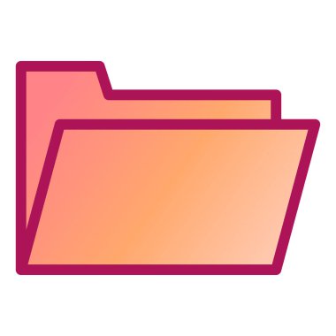 Dosya. Web simgesi basit illüstrasyon