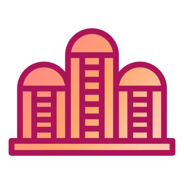 indutial modern ikon vektör illüstrasyonu 