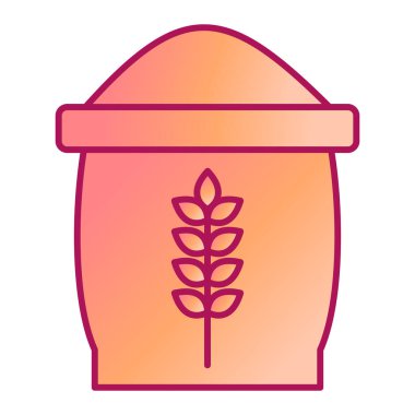 Buğday simgesi vektör illüstrasyonu