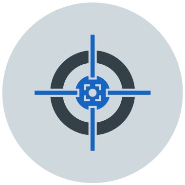 Modern simge vektör illüstrasyonunu hedefle 