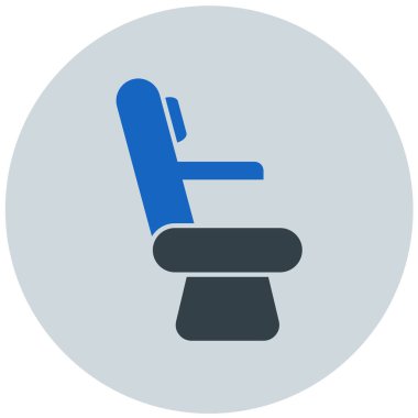 Sandalye. Web simgesi basit illüstrasyon