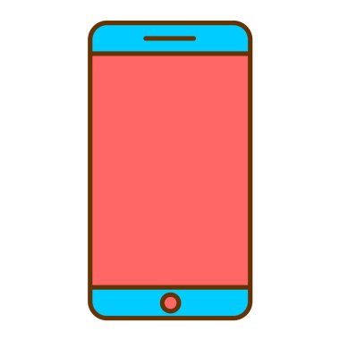 Akıllı telefon aygıtı teknoloji vektör illüstrasyonu