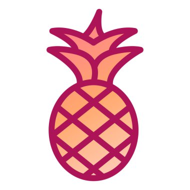 ananas vektör resimleme