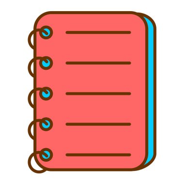 Bir not simgesinin vektör illüstrasyonu