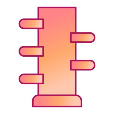 Askeri bıçak ikonu. vektör illüstrasyonu