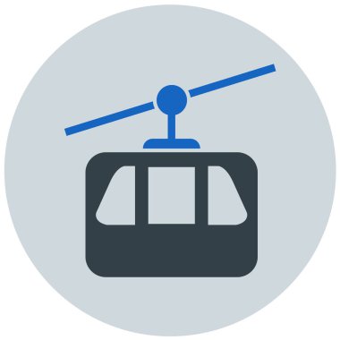tren simgesi, vektör illüstrasyonu