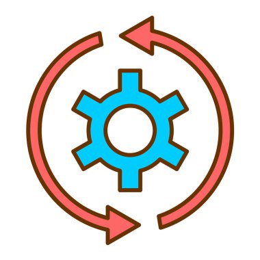 Ayarlama. Web simgesi basit illüstrasyon