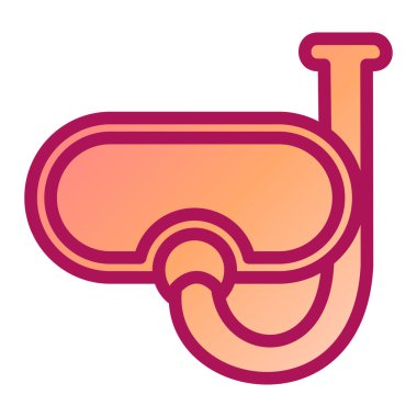 Yüzme havuzu simgesinin vektör illüstrasyonu