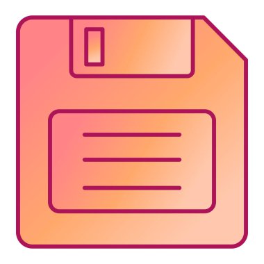 dosya biçimi simgesi, vektör illüstrasyonu