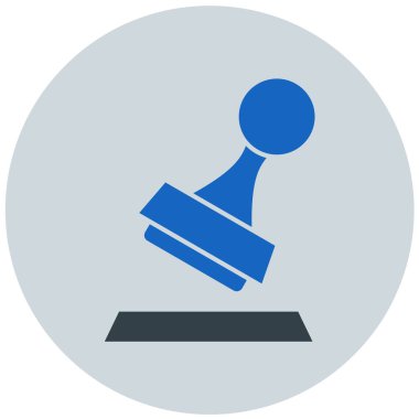 Damga simge vektör çizim