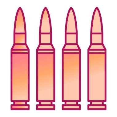 Beyaz ve siyah arkaplanda izole edilmiş kurşun ikonu. Bomba sembolü. vektör illüstrasyonu