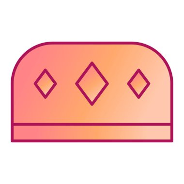 Şapka simgesinin vektör illüstrasyonu