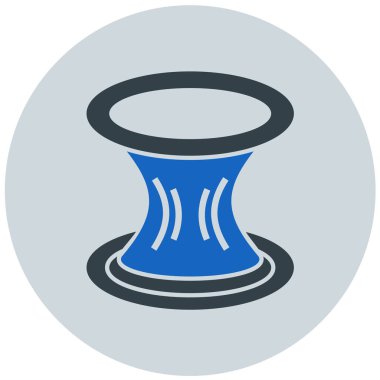 Havan topu. Web simgesi basit illüstrasyon