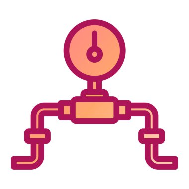 Su pompası simgesinin vektör illüstrasyonu