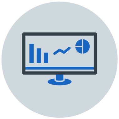 lcd. Web simgesi basit illüstrasyon