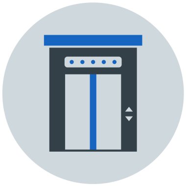 Mobilya. Web simgesi basit illüstrasyon