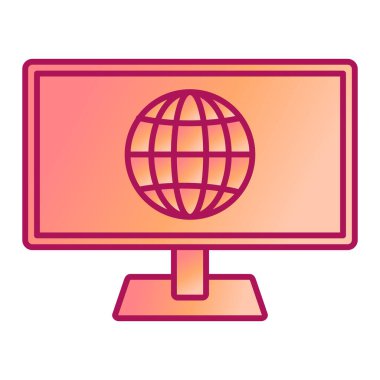 Vektör lcd İzleyicisi Simge