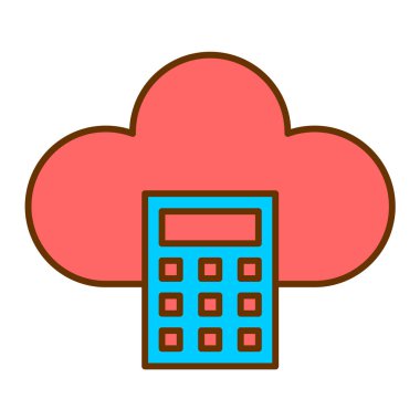 bir hesap makinesinin satır simgesi