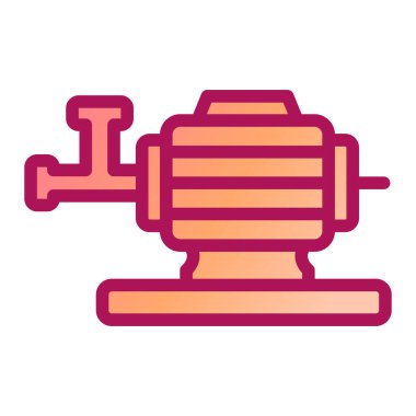 Ağ ve mobil uygulama tasarımınız için beyaz arkaplanda izole edilmiş boru simgesi vektörü, bira logosu kavramı