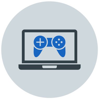 Oyun kolu. Web simgesi basit illüstrasyon