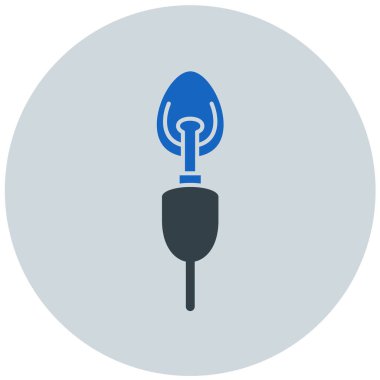 Fiş. Web simgesi basit illüstrasyon