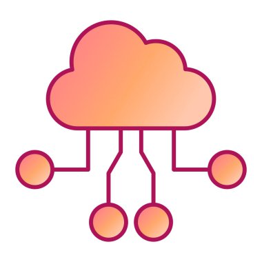 Bulut hesaplama. Web simgesi