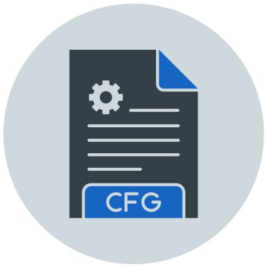 Belge. Web simgesi basit illüstrasyon