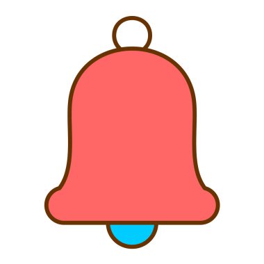 Zil. Web simgesi basit illüstrasyon