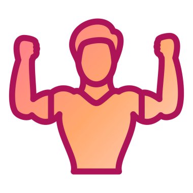 fitness ve sağlık simgesi, vektör illüstrasyonu