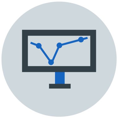 Grafik. Web simgesi basit illüstrasyon