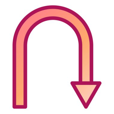 Ok. Web simgesi basit illüstrasyon