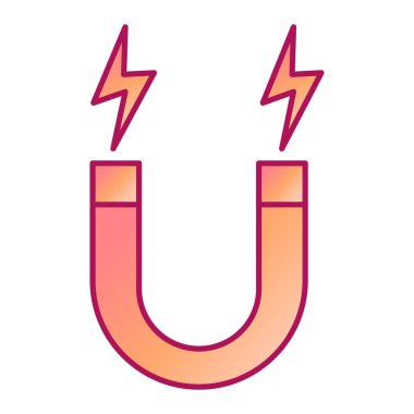 mıknatıs simgesi vektör çizimi