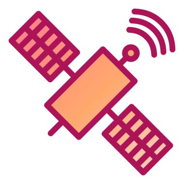 Uydu anteni. Basit resimleme