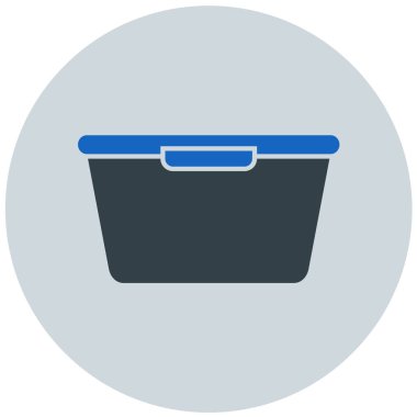 Sepet. Web simgesi basit illüstrasyon