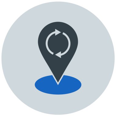 Harita işaretleyici. Basit tasarım