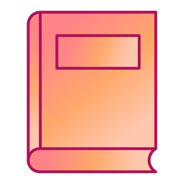 kitap simgesi vektör illüstrasyonu