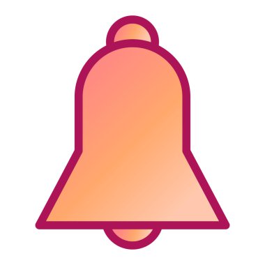 Zil. Web simgesi basit illüstrasyon