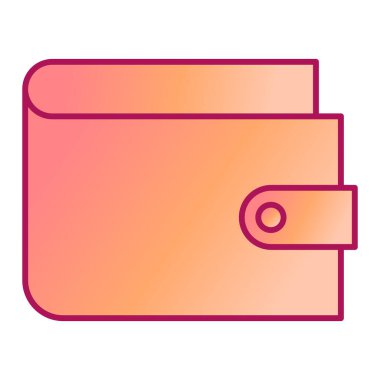 cüzdan ikonu vektör illüstrasyonu