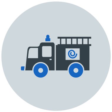 Kamyon. Web simgesi basit illüstrasyon