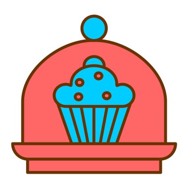 Tatlım. Web simgesi basit illüstrasyon