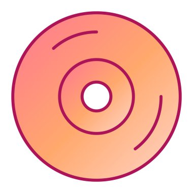 cd disk vektör çizimi