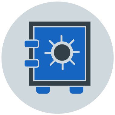 Güvenli vektör renk simgesi