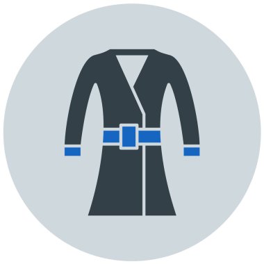 Kıyafetler. Web simgesi basit illüstrasyon