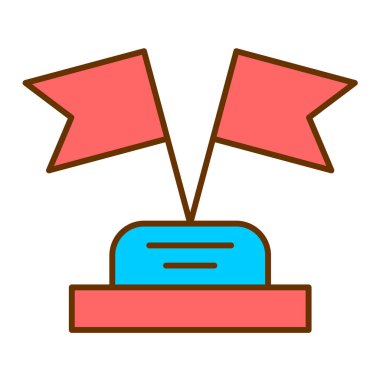 kupa simgesi vektör illüstrasyonu