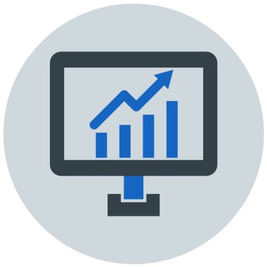 Grafik. Web simgesi basit illüstrasyon