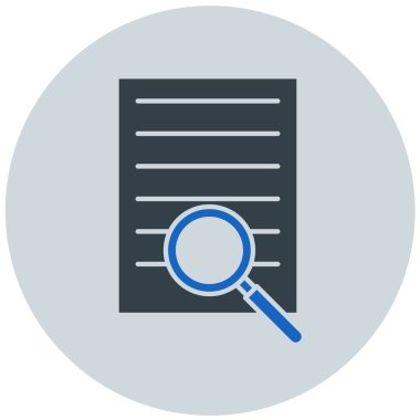 Arama simgesi vektör illüstrasyonu