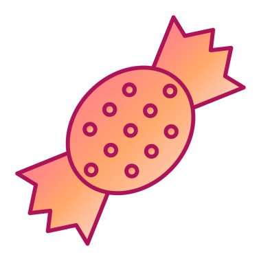 Şeker ikonu. Tatlı tatlı. vektör illüstrasyonu